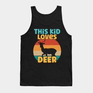 Kids This Kid Loves Deer - Deer lover graphic Tank Top